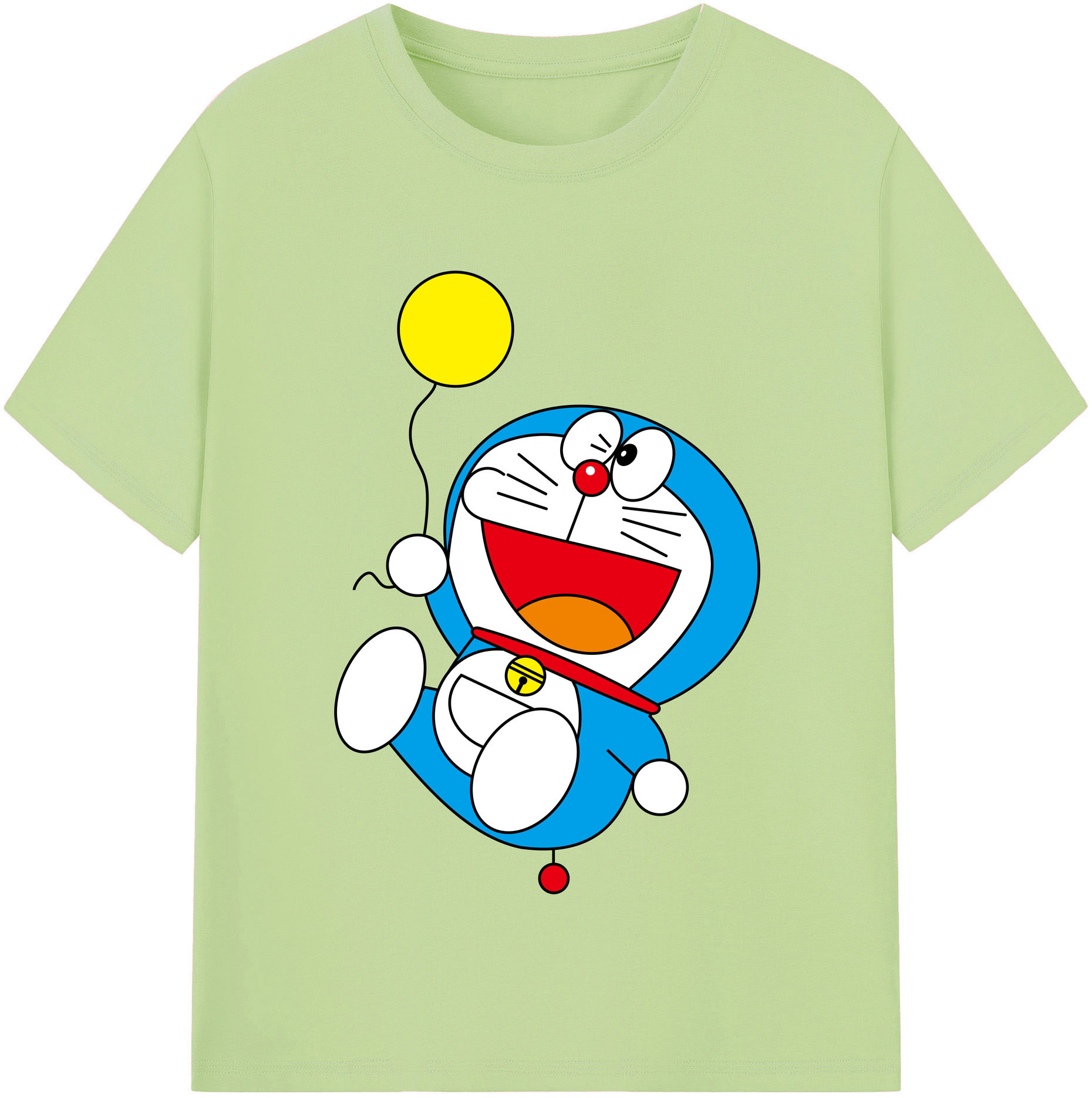 （画像用） ドラえもん Doraemon 綿100％半袖Tシャツ（フロントプリント）